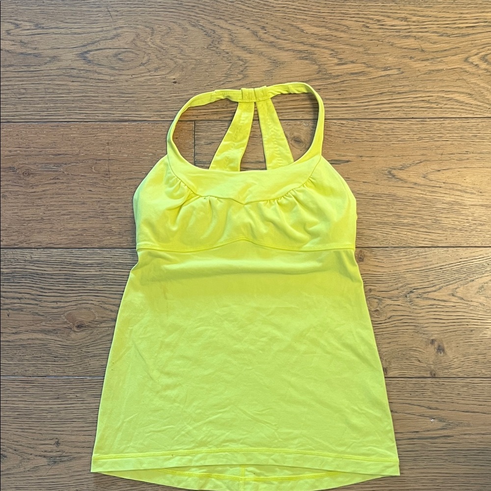 Lululemon Athletica Yellow Camisole Top